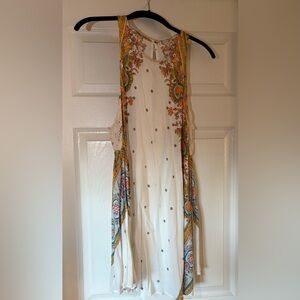 Free People Multicolor Floral Kimono